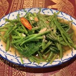 ソムタム - パッ・パクブーン(空芯菜炒め)