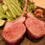 肉 もつ 土穂 - ラムチョップ