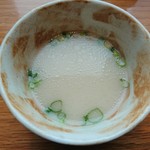 かしわ屋源次郎 博多シティ - 鶏スープ