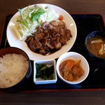 本家さぬきや - トンテキ定食1,150円