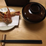 白金温泉郷 森の旅亭 びえい - 大海老天ぷら蕎麦♬︎