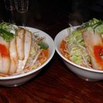 らーめんでぽっと - からし豚×２