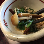 白金温泉郷 森の旅亭 びえい - ほうれん草と雪の下お浸し♬︎ バケツ1杯下さい（笑）