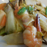 華湘 東武池袋店 - 海鮮焼きそば；アップ
