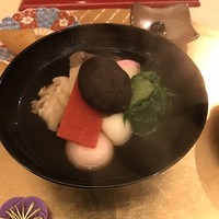 鮨 そえ島 - 博多の雑煮！
                出汁が美味しい！