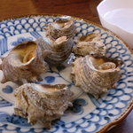 さざえ焼けました