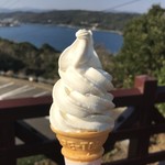 馬ヶ背茶屋 - へべすソフトクリーム