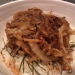 楽釜製麺所 - テイクアウト
かき揚げ天丼 ¥490