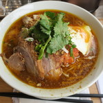 ブラウンオニオンカレーファクトリー - ・「カレーラーメン(¥1100)」