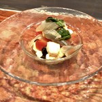 Ata - さよりとモッツァレラのカプレーゼ1