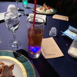 THE VILLA HAMANAKO - ドリンクの中に光る氷が入ってます。