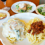 パンコントマテ - ツインパスタランチ980円