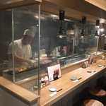 Negima Sanzou - オープンキッチン！ カウンター席！