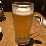 海あじ O.TOSHI丸 - 2018年12月29日  生ビール（オリオンビール）