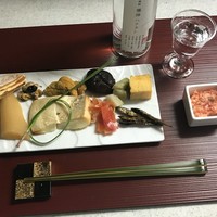 鮨 一二郎 - 芋焼酎 "爆弾ハナタレ" のアテにしました