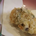 こなす - 5000円コースの海老と薩摩芋の揚物