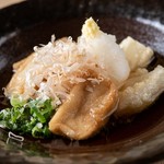 十二季家 歓 - 白生麩と餅の揚げ出し