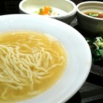 つけ麺一燈 - 蟹白湯そば 1700円