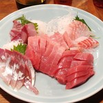 扇割烹 - 刺身盛り合わせ
