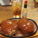 扇割烹 - ハンバーグ