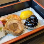 Hana yaki - 手長箱は、おせち料理っぽくて嬉しい