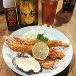 扇割烹 - 海老フライ