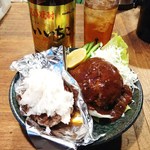 扇割烹 - 鬼おろしハンバーグ＆デミグラスハンバーグ