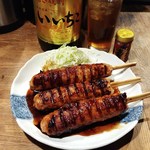 扇割烹 - つくね串焼き