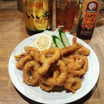 扇割烹 - イカリングフライ
