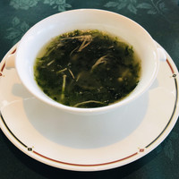 中国料理 翆陽 - 青海苔入りふかひれスープ   優しい美味しさ。