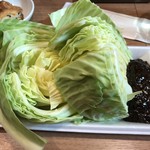浅草 三ちゃん横丁 - 味噌キャベツ475円‼️これで475円‼️