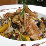 ナチュラルクイーン - 豚トロとたっぷり野菜丼　～コクうまバルサミコソースがけ～