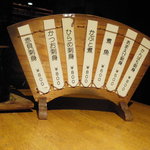 天ぷら國 - 卓上メニュー