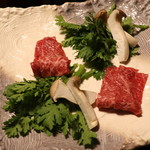 信州牛のしゃぶしゃぶ