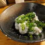 天史朗鮨 - 白子ボイル　塩とネギで