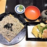 美々卯 - "野菜天ざる