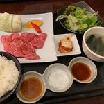 Yakiniku Kuramoto - 和牛上カルビランチ1,380円