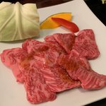 焼肉 蔵元 - 和牛上カルビランチ1,380円