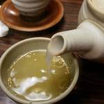 志な乃 - 蕎麦湯は白濁したタイプ