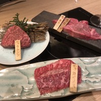最飛びヒレ家 馬喰一代 名古屋EAST - 飛騨牛「最とび」ラムシン&カイノミ 各¥2480