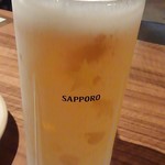 Ton - 生ビール（中）￥500