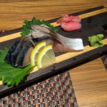 鮨と地酒 地雷也 - トロ〆鯖