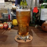 灯 - 茶葉つけこみ焼酎ソーダ割り