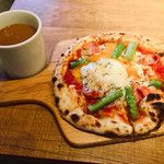 PIZZA NAPOLETANO CAFE - ビスマルク650円＋紅茶350円