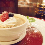 麻布十番 鉄板焼 楼漫亭 - マロンプリン(楼漫亭)