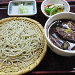 穣庵 - 鴨南そば（つけ汁）