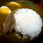 彩々 - カレーらーめん　on the ライス