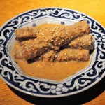 蕎麦屋 にこら - たたき牛蒡