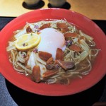 蕎麦屋 にこら - 自家製からすみと温泉玉子の冷やかけそば