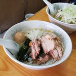 とんこつら～めん 一代 - チャーシューラーメン煮玉子入り(1100円)